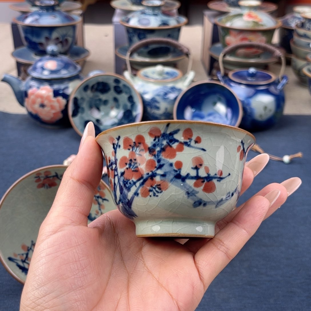 杯景德镇手绘手工茶具