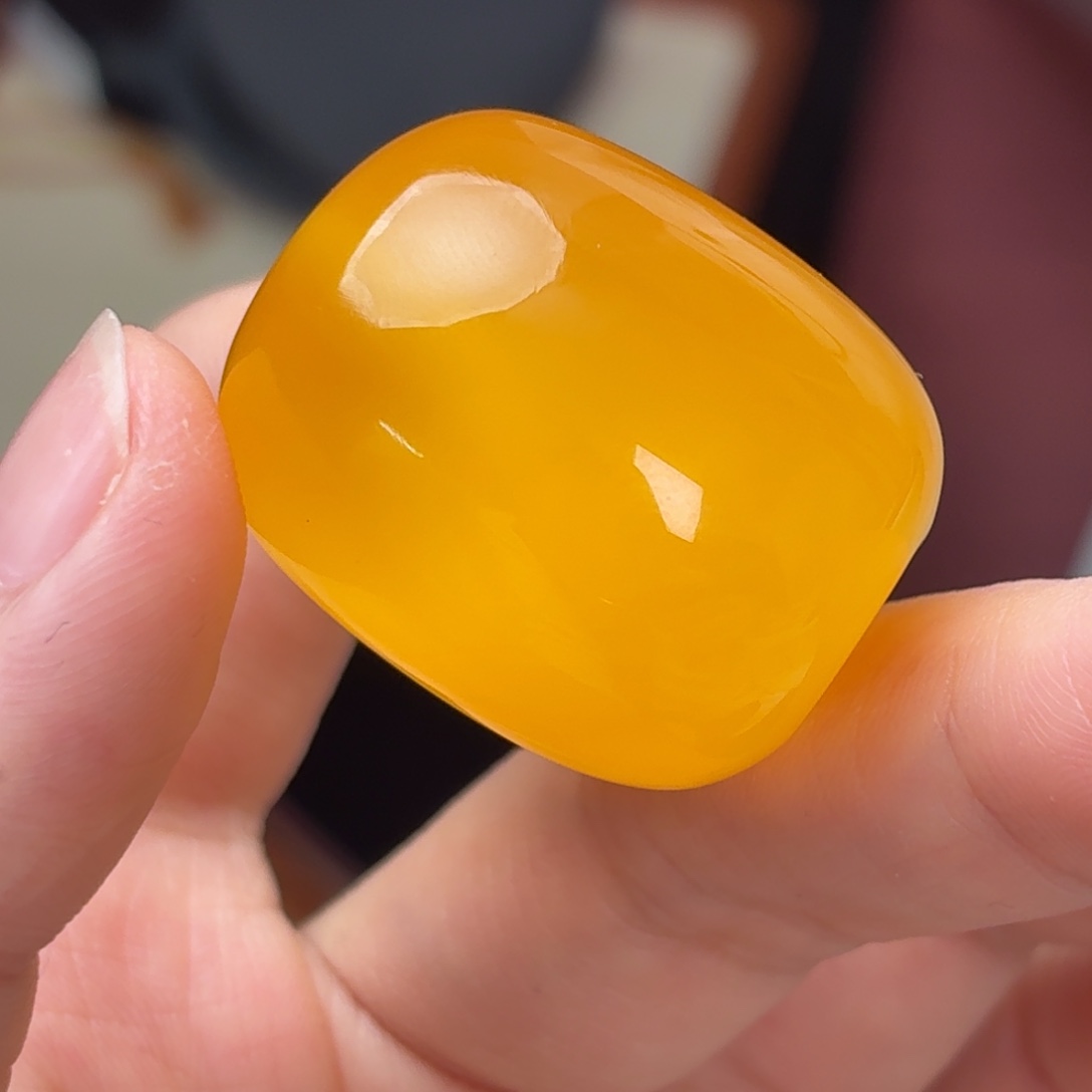 蜜蜡未镶嵌吊坠(不含链)桶珠