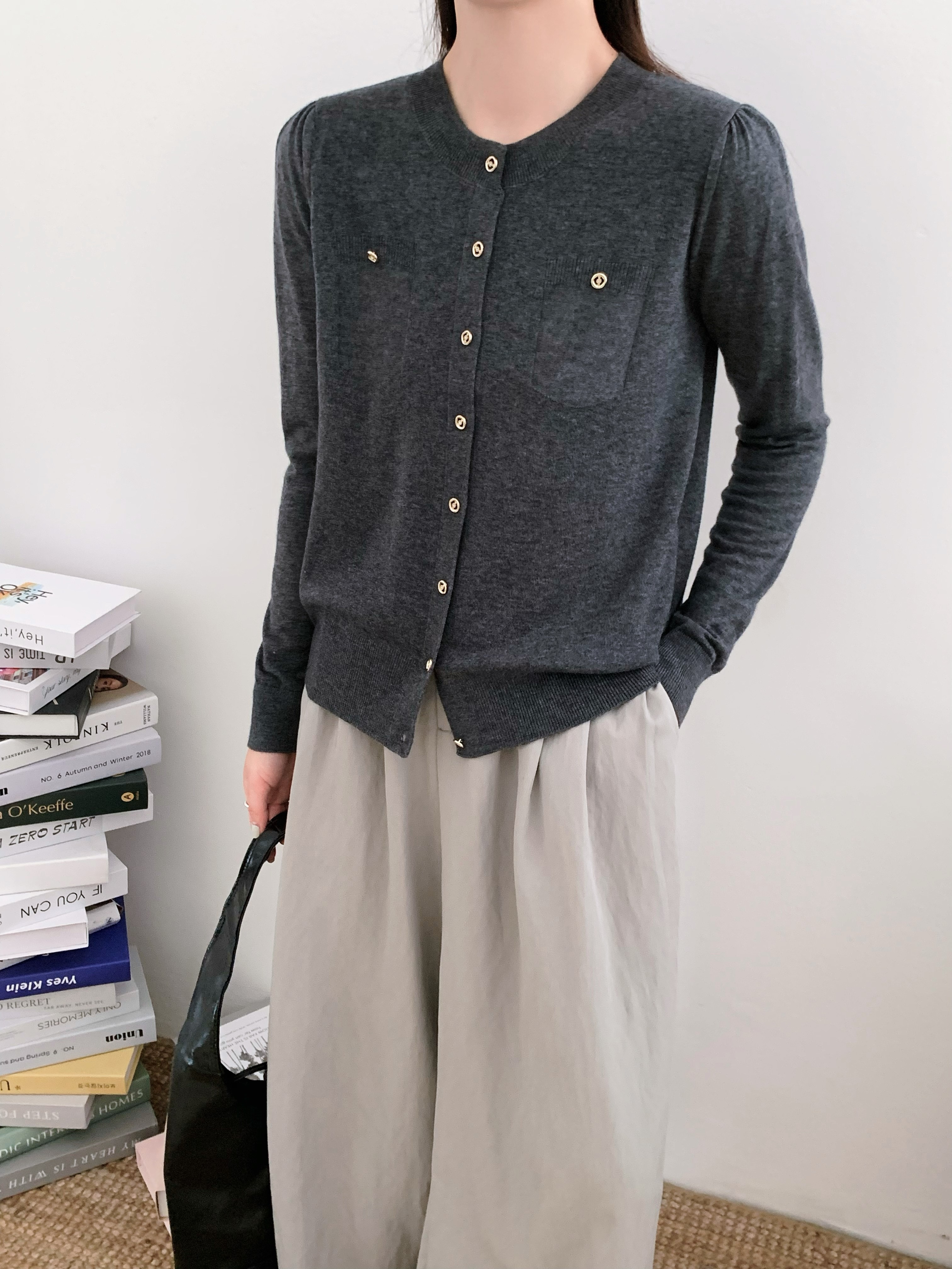 -55开衫气质女神毛衣 76203-55