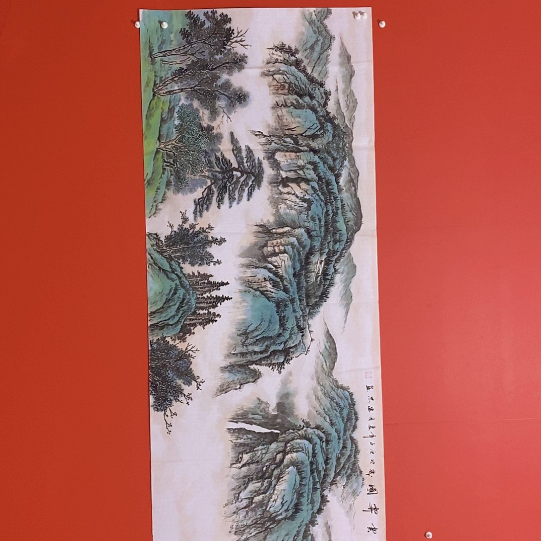 国画山水花鸟国画作品