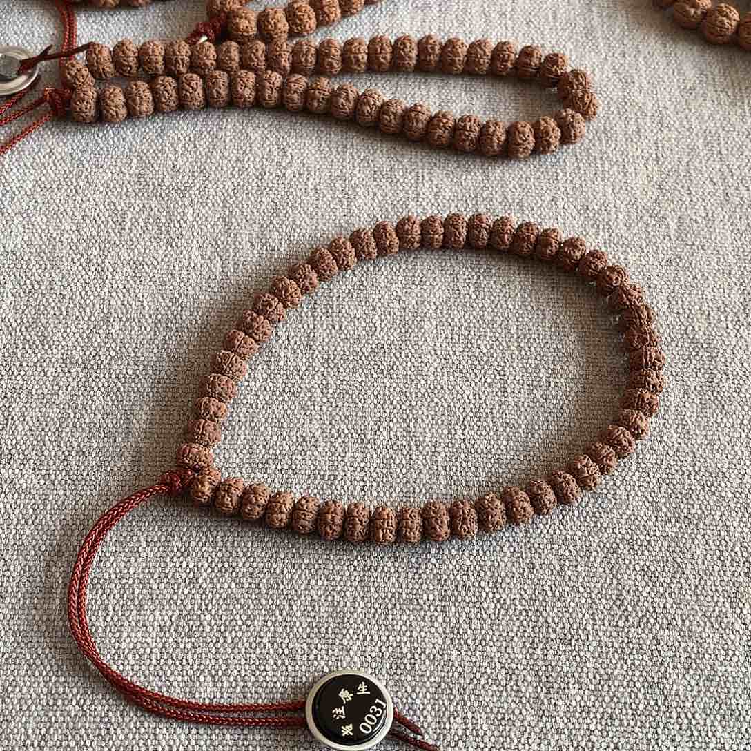 金刚菩提手串辉平头细纹 7mm 0031