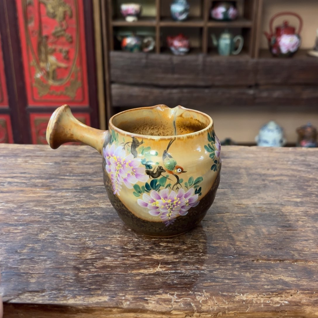 柴烧手工手绘陶瓷