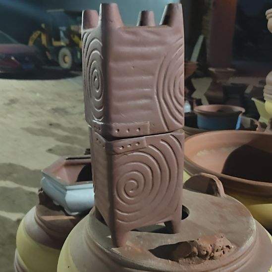 高脚四方高15口径11素8个