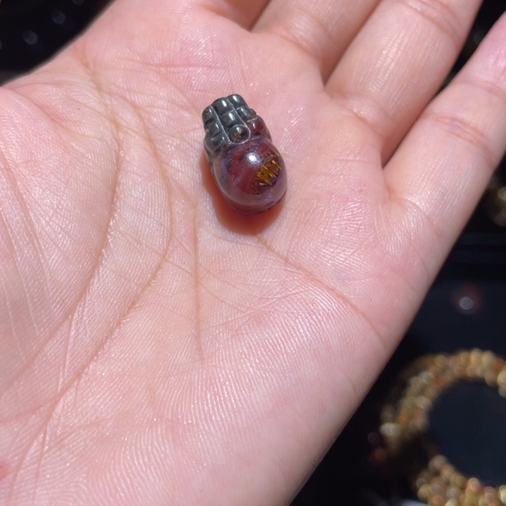 水晶颈饰未镶嵌极光貔貅