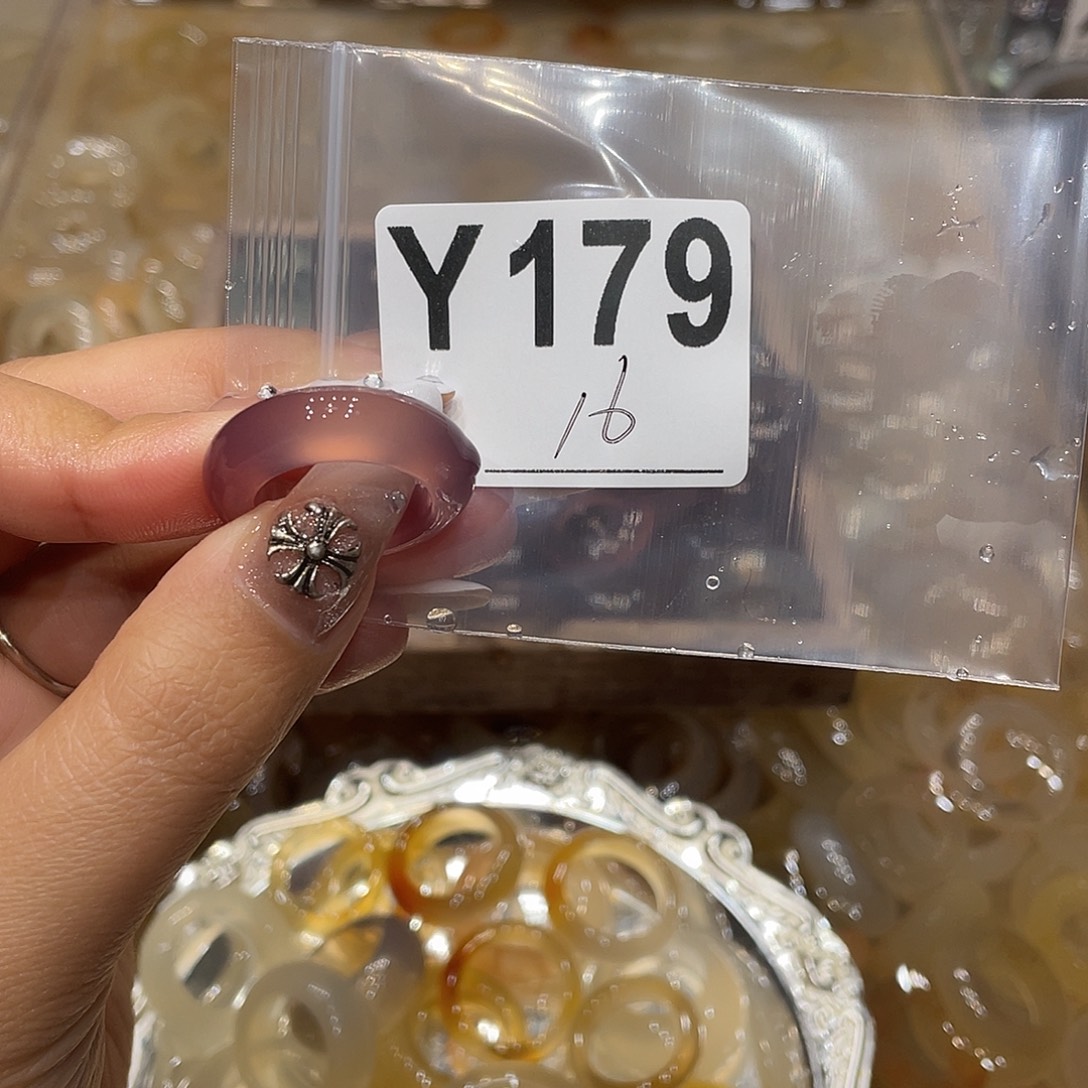 玛瑙/玉髓未镶嵌戒指179