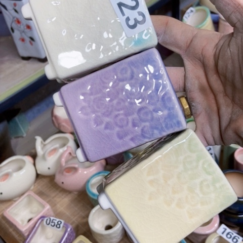 红陶微瑕花盆满12包邮