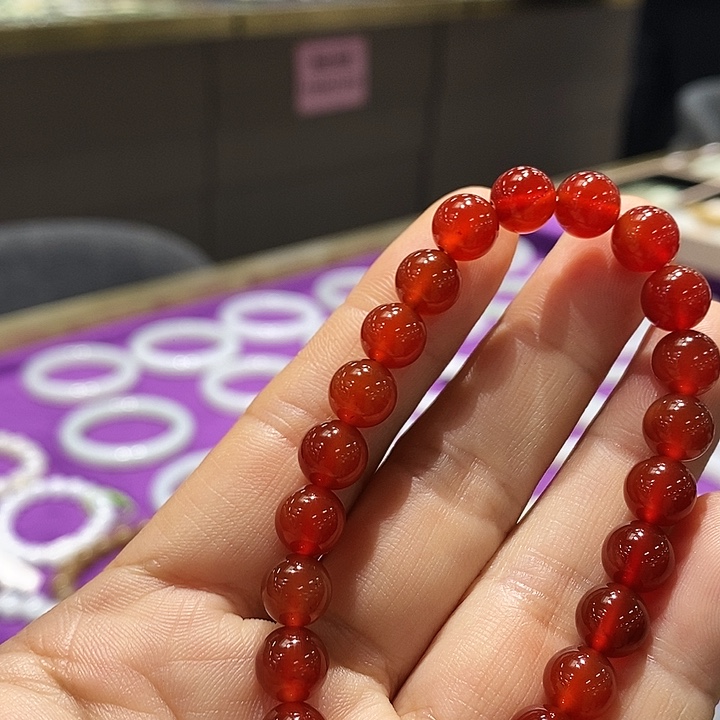 玛瑙/玉髓未镶嵌手链