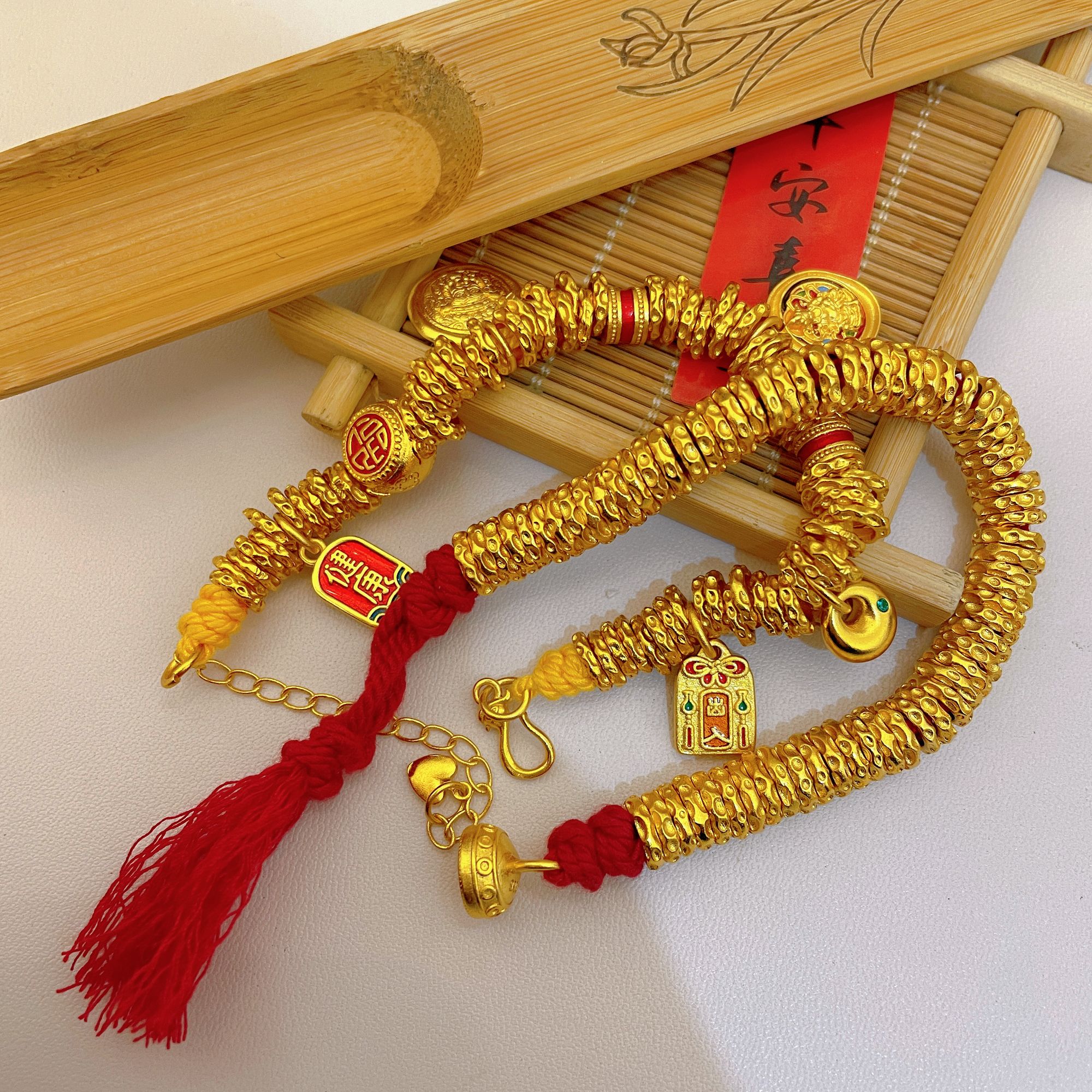 合金手链 盘缠手链网红时尚百搭编织