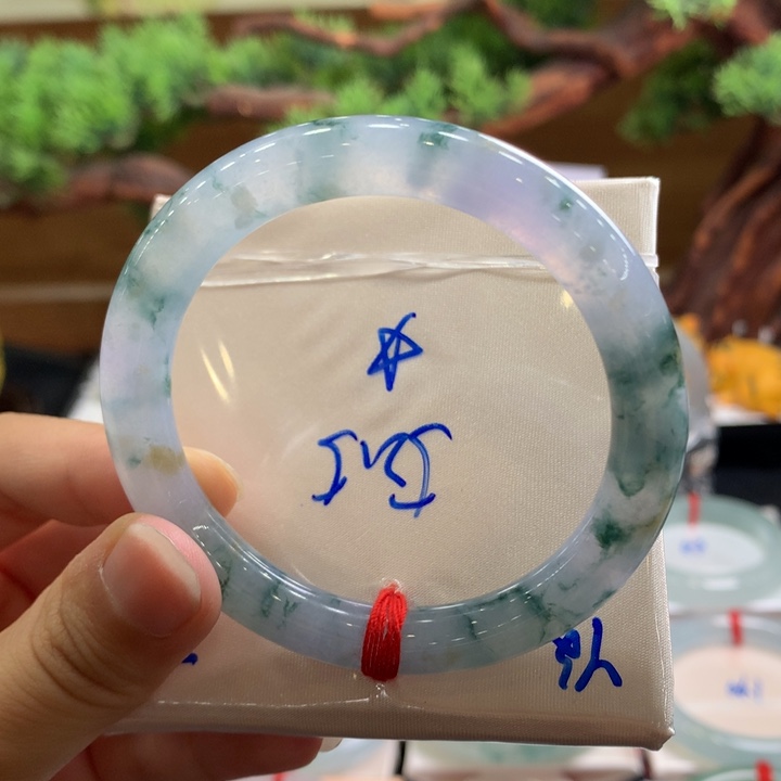翡翠手镯未镶嵌34号必拍