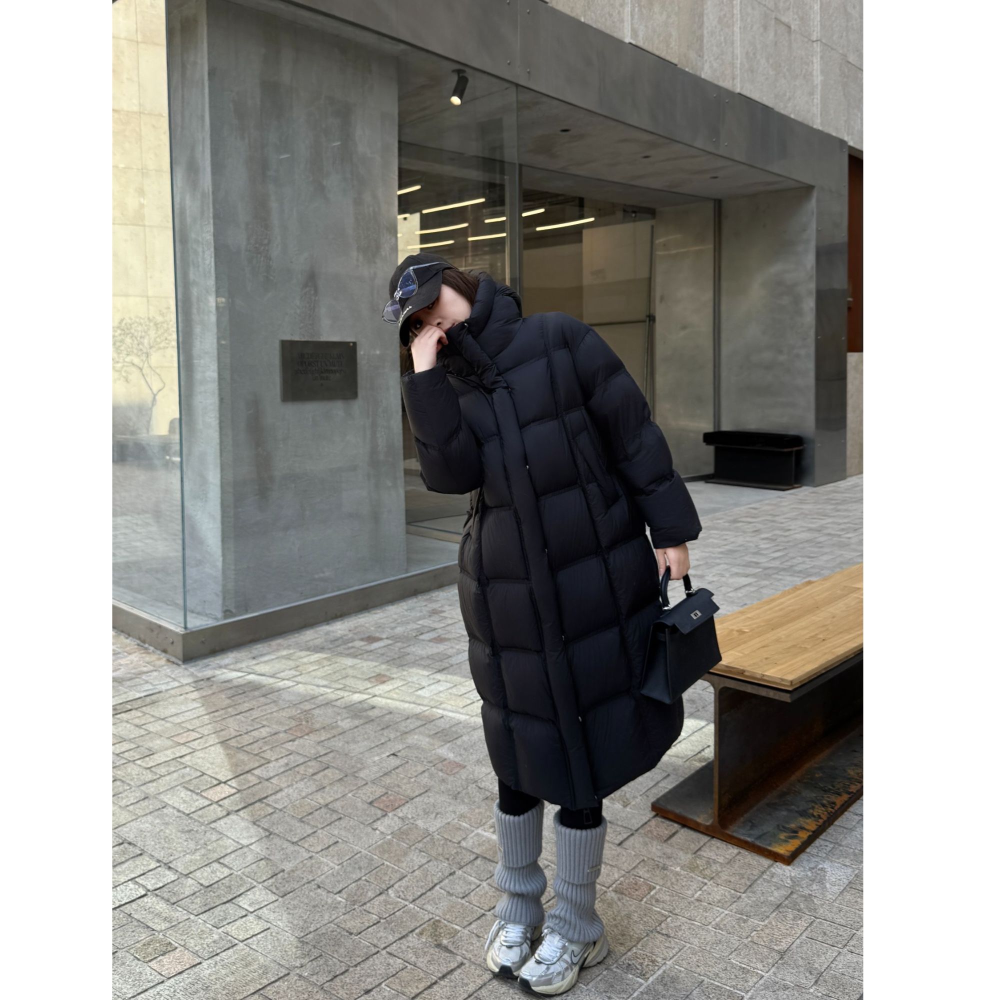 【极寒系列】90绒子加厚款女长款羽绒服时尚宽松冬季连帽保暖过膝
