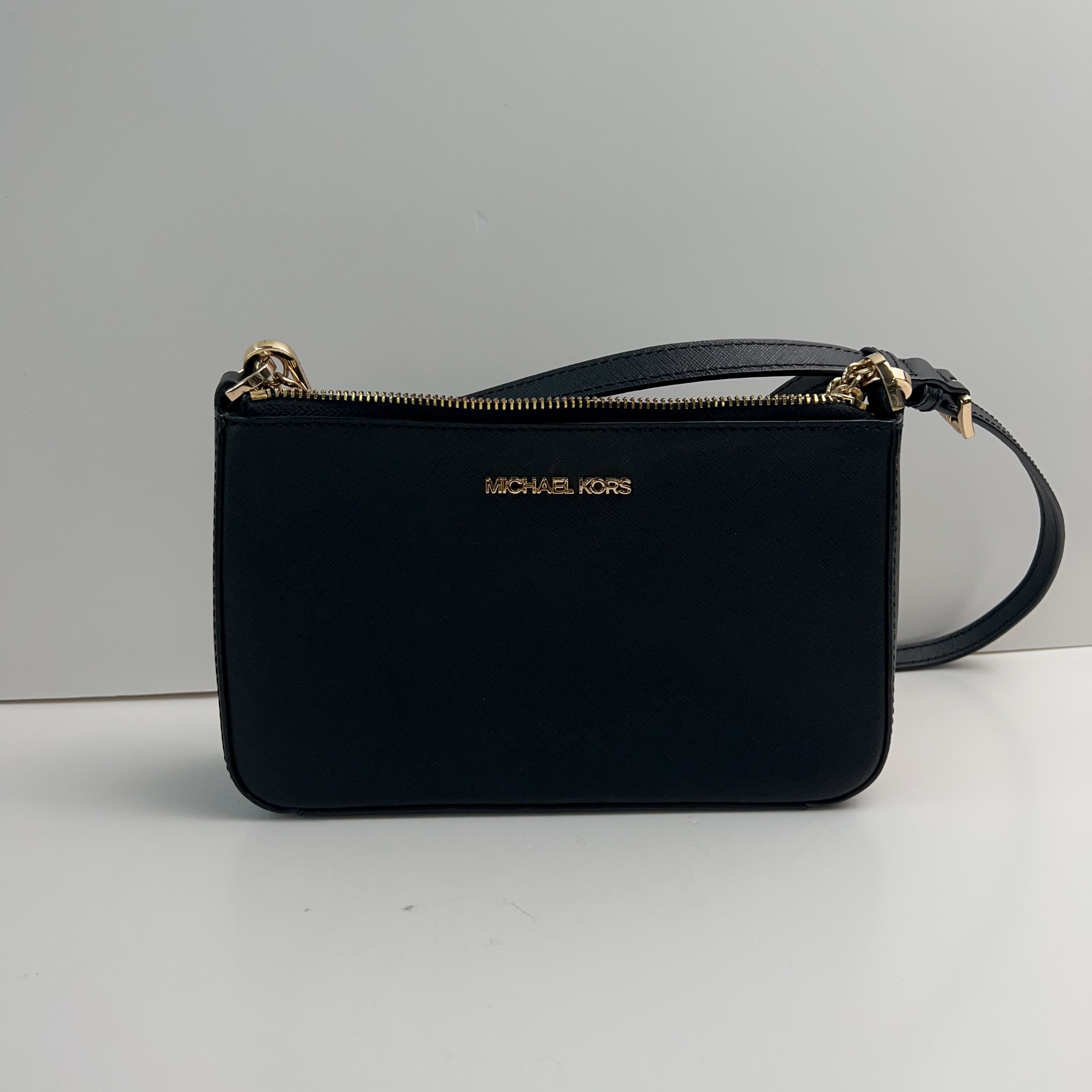 95新 MICHAEL KORS/迈克高仕 迈克高仕黑色休闲斜挎包