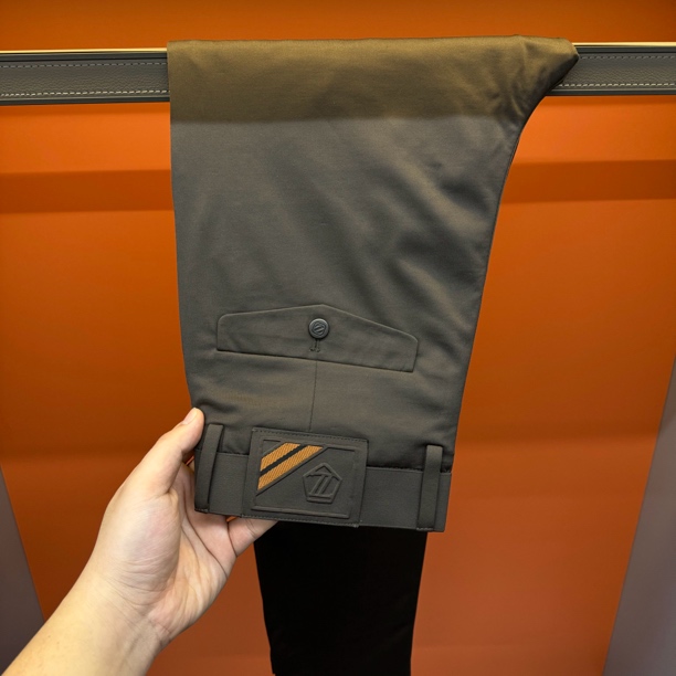 春季新款九分针织四面弹修身小直筒可商务可休闲抗皱免熨烫男裤