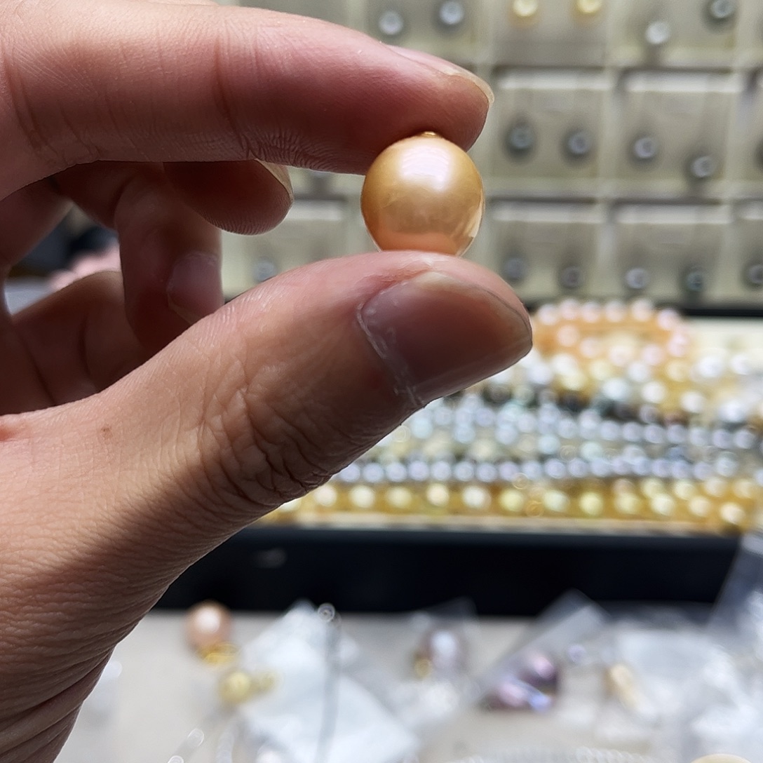 淡水珍珠银S925镶嵌颈饰