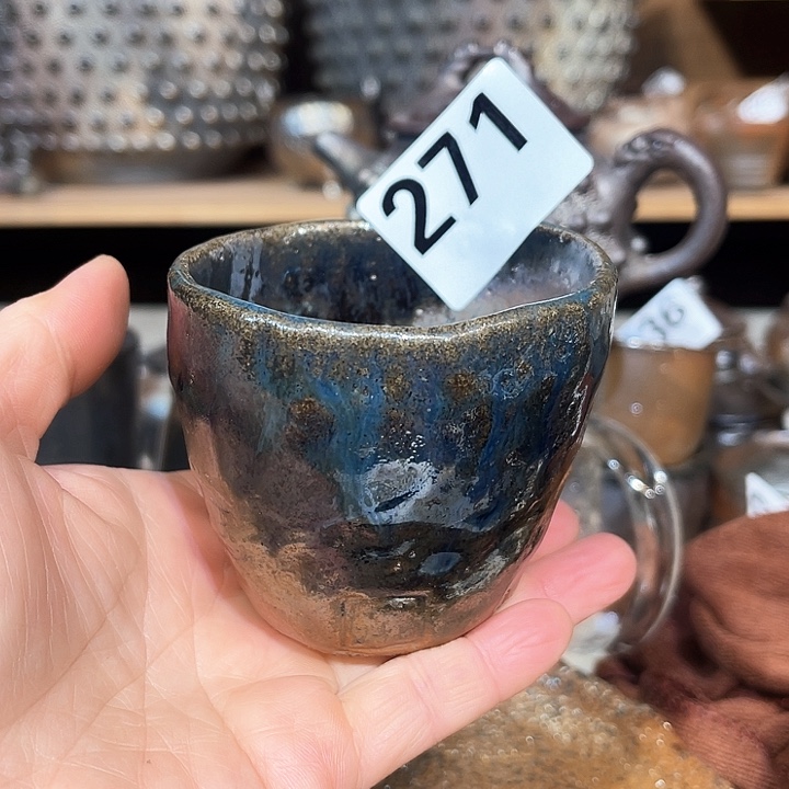 杯高温柴烧陶泥主人杯