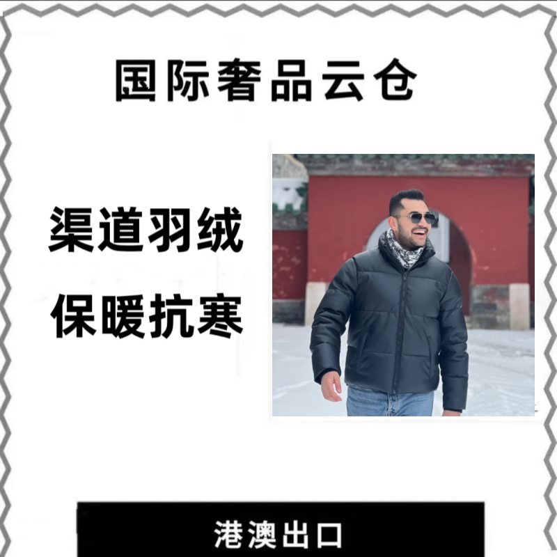 极寒保暖立领羽绒服高定轻奢战马防风防水