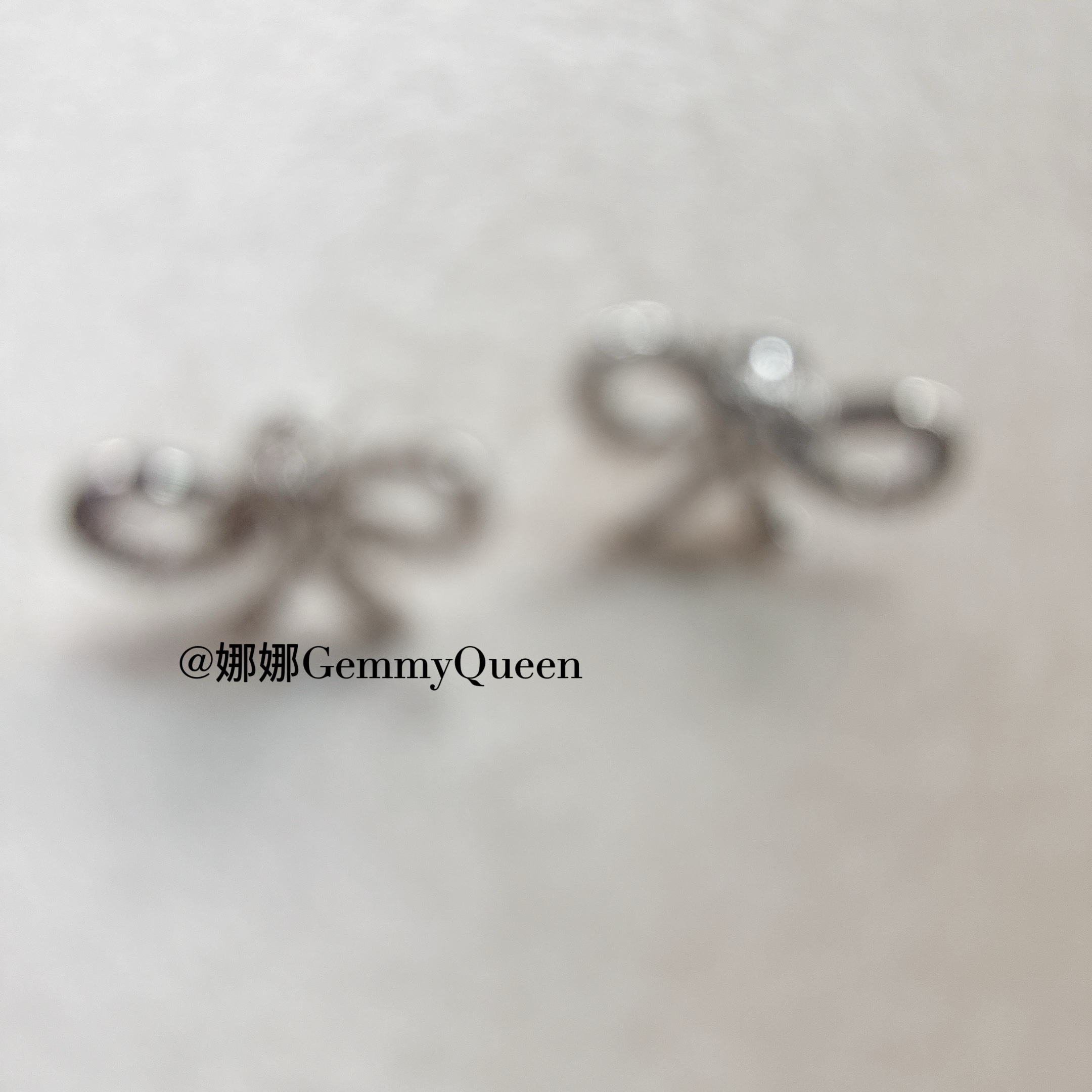 铜合金合成锆石耳饰 娜娜GemmyQueen耳环GQ08105