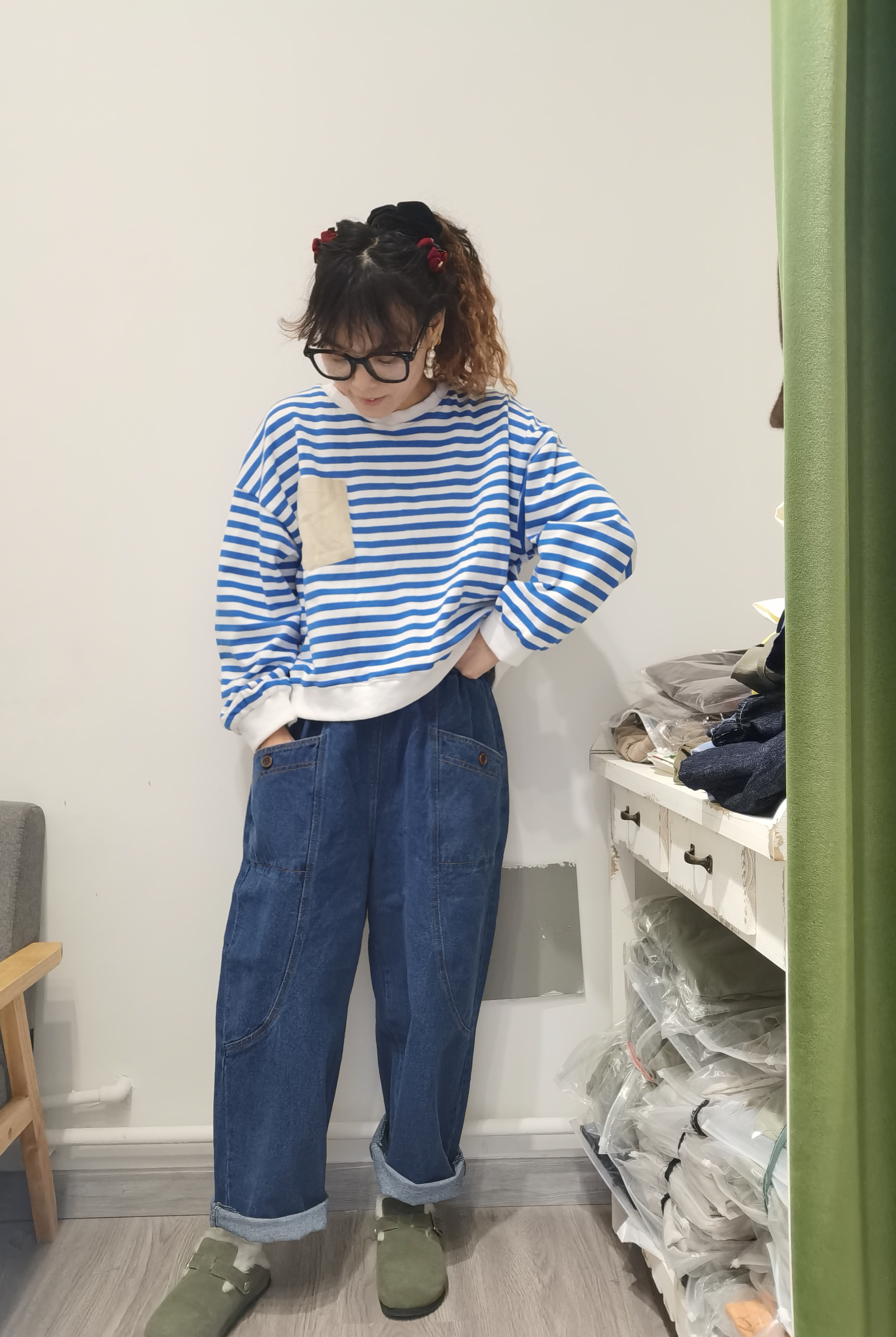 2025春季条纹休闲卫衣