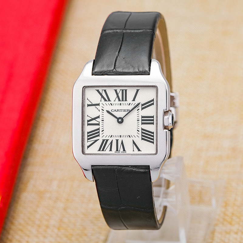 99新 Cartier/卡地亚 麦麦推荐山度士W2009451女表 38.5.2X30mm