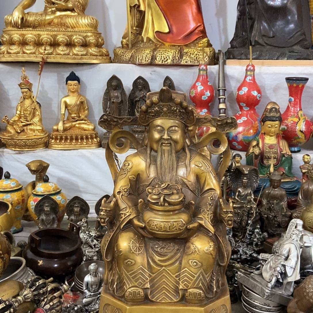 老杨，黄铜摆件，老杨黄铜摆