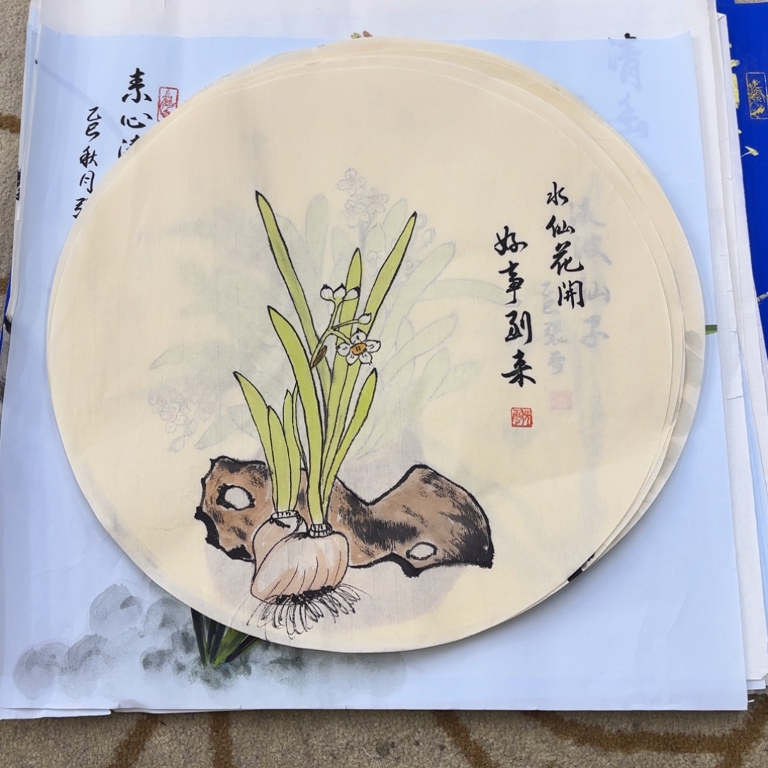 国画张雪老师作品刘