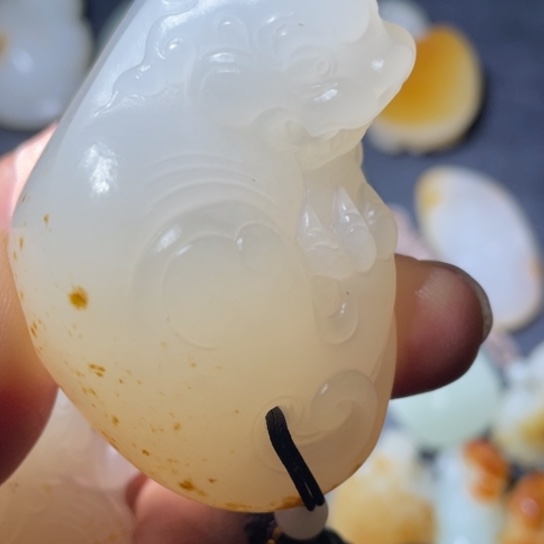 和田玉挂件未镶嵌十****漠