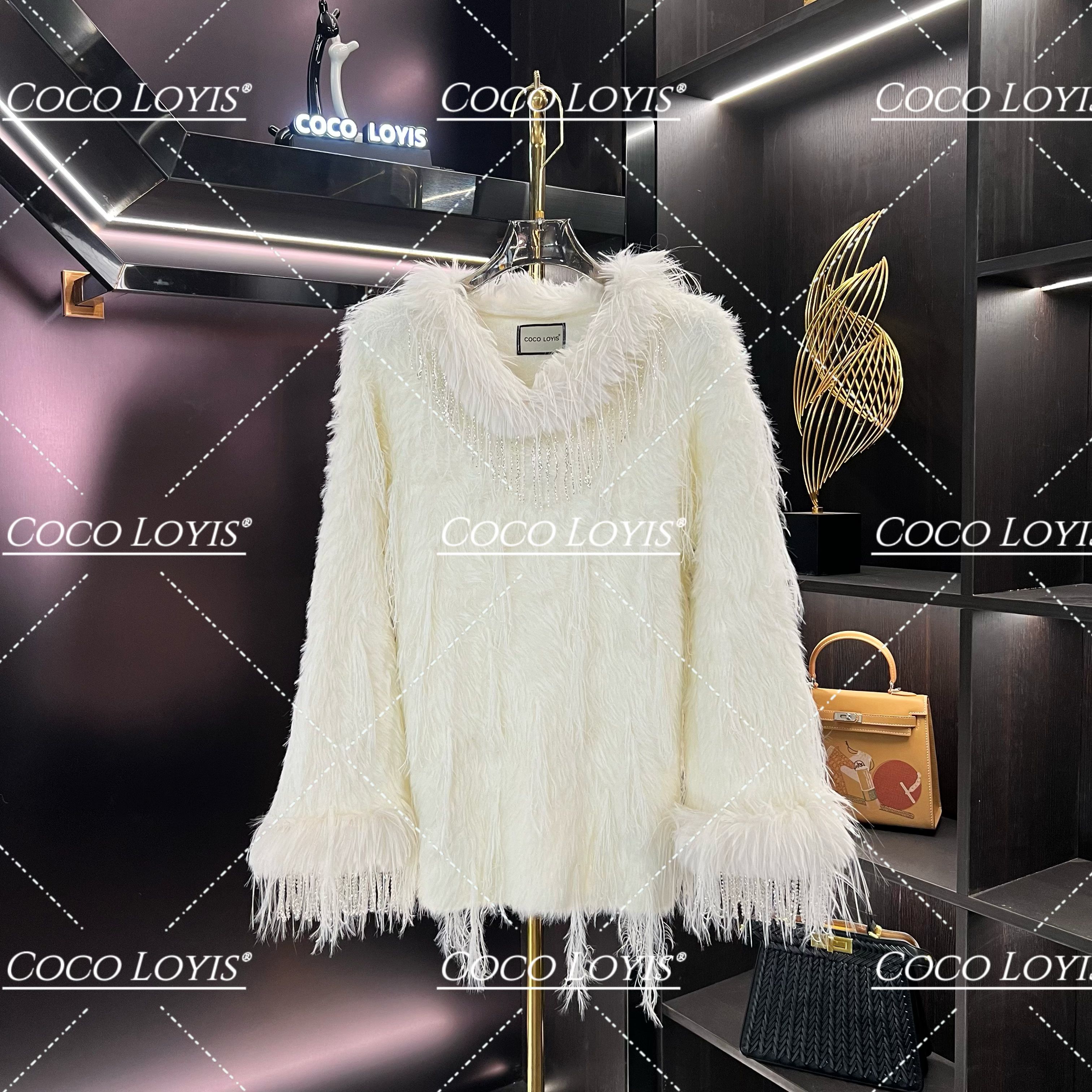 【清姐专属】女装上衣蕾丝小香风网红轻奢温柔拼接2412024