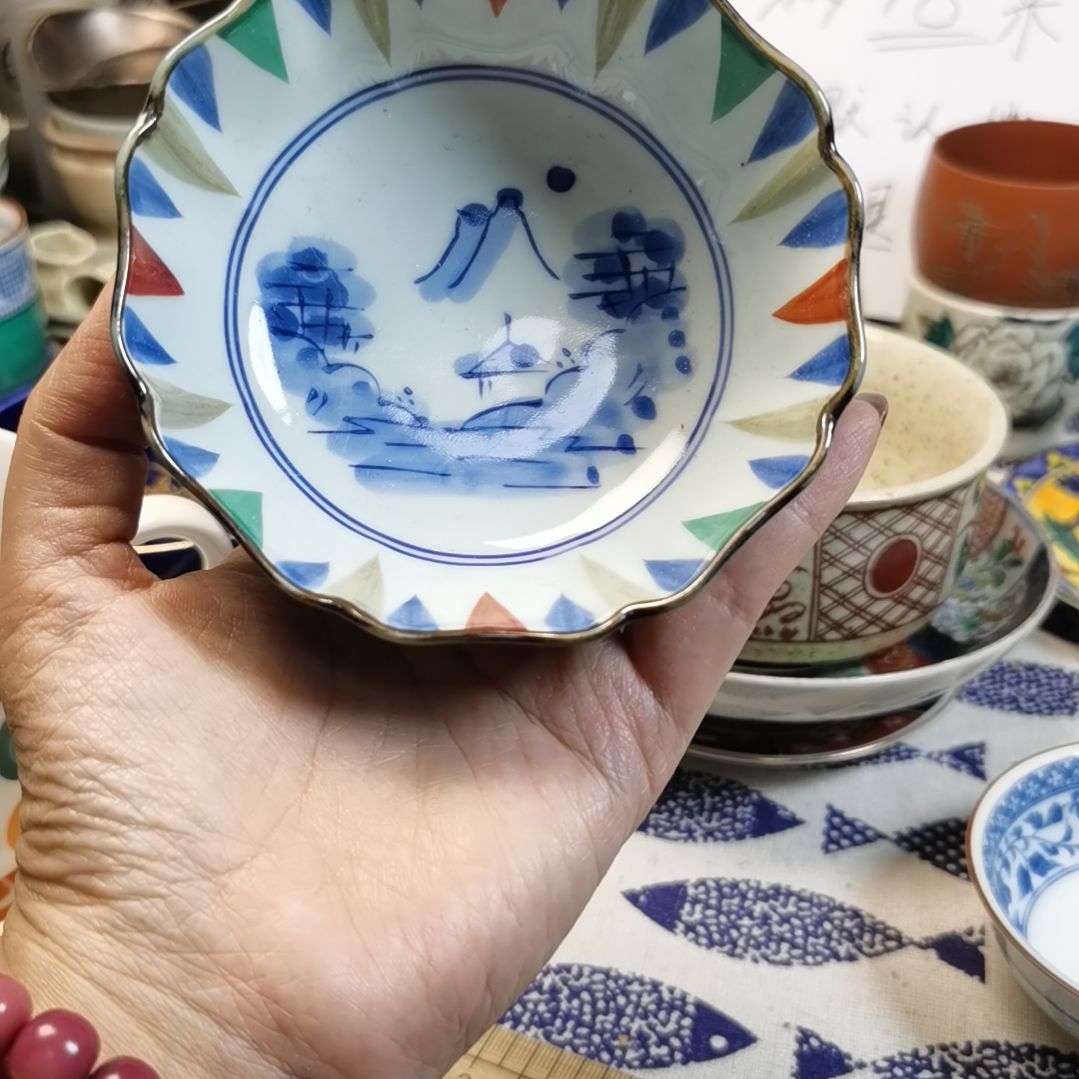紫砂茶案陶瓷杯子碟子碗静