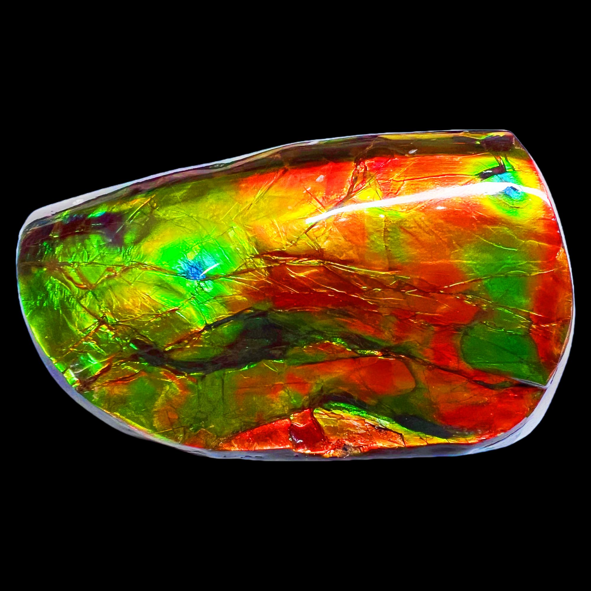 【斑彩】91.9mm 加拿大 原石 N-38 YS-A  创意饰品 A82