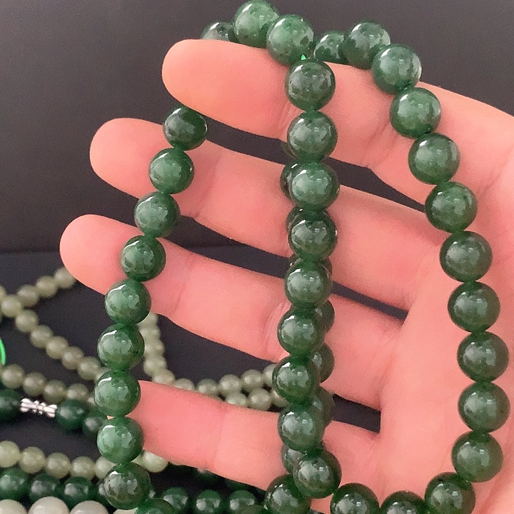 和田玉未镶嵌项链