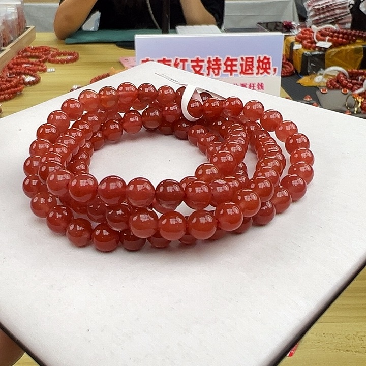 南红玛瑙多样性发一，卡6mm未镶嵌