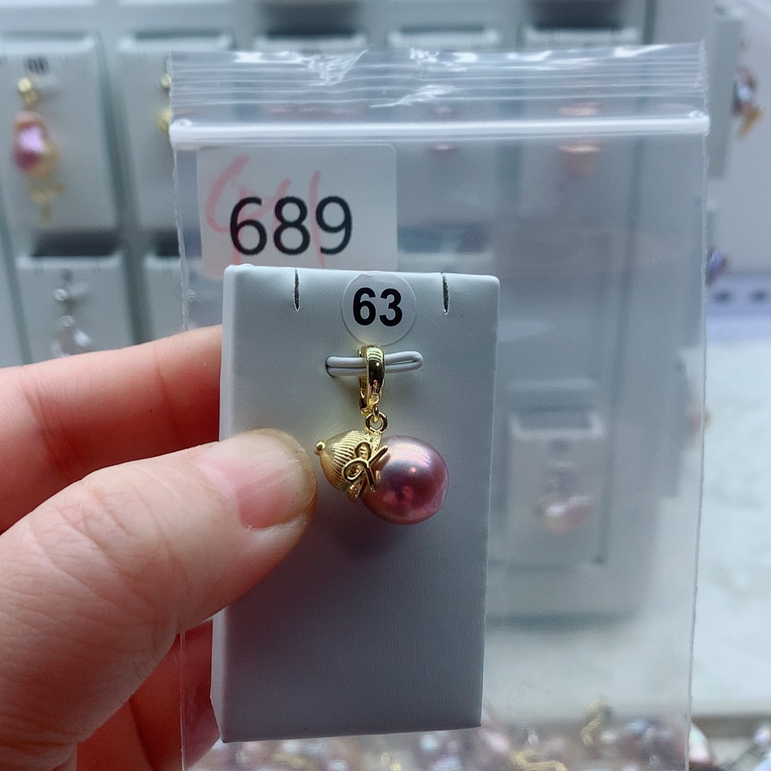 吊坠(不含链)淡水珍珠合金