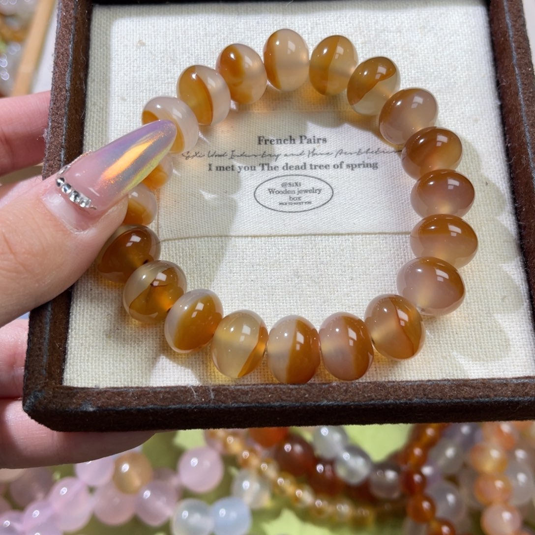 玛瑙/玉髓合金手链