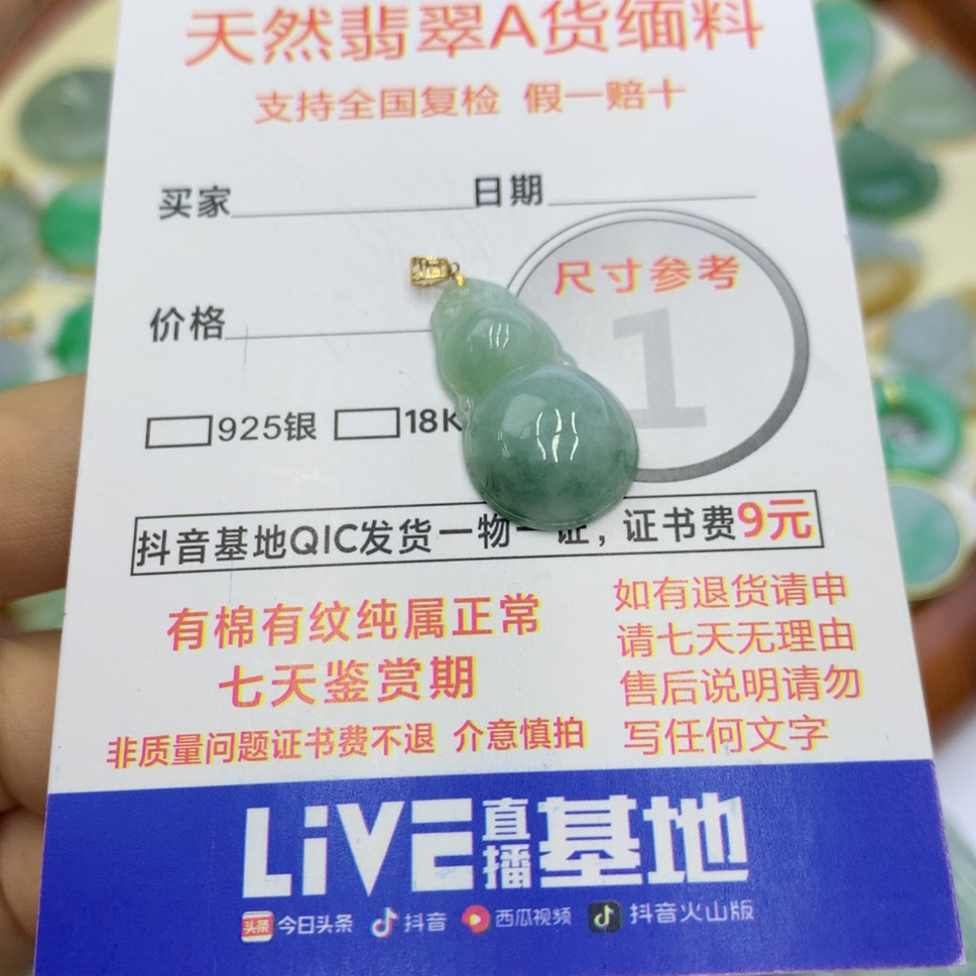 翡翠颈饰未镶嵌翡翠
