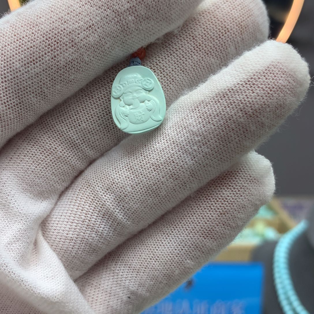 绿松石挂件未镶嵌