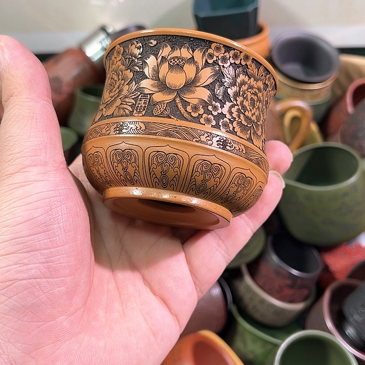 茶杯紫砂全手工紫砂主人杯