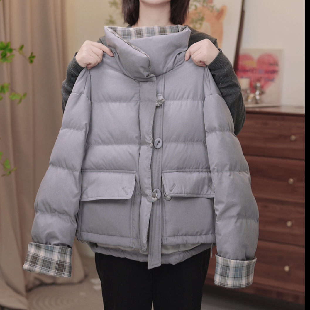 女童棉衣2025冬季新款儿童加厚羽绒棉服大童女孩洋气冬装棉袄外套