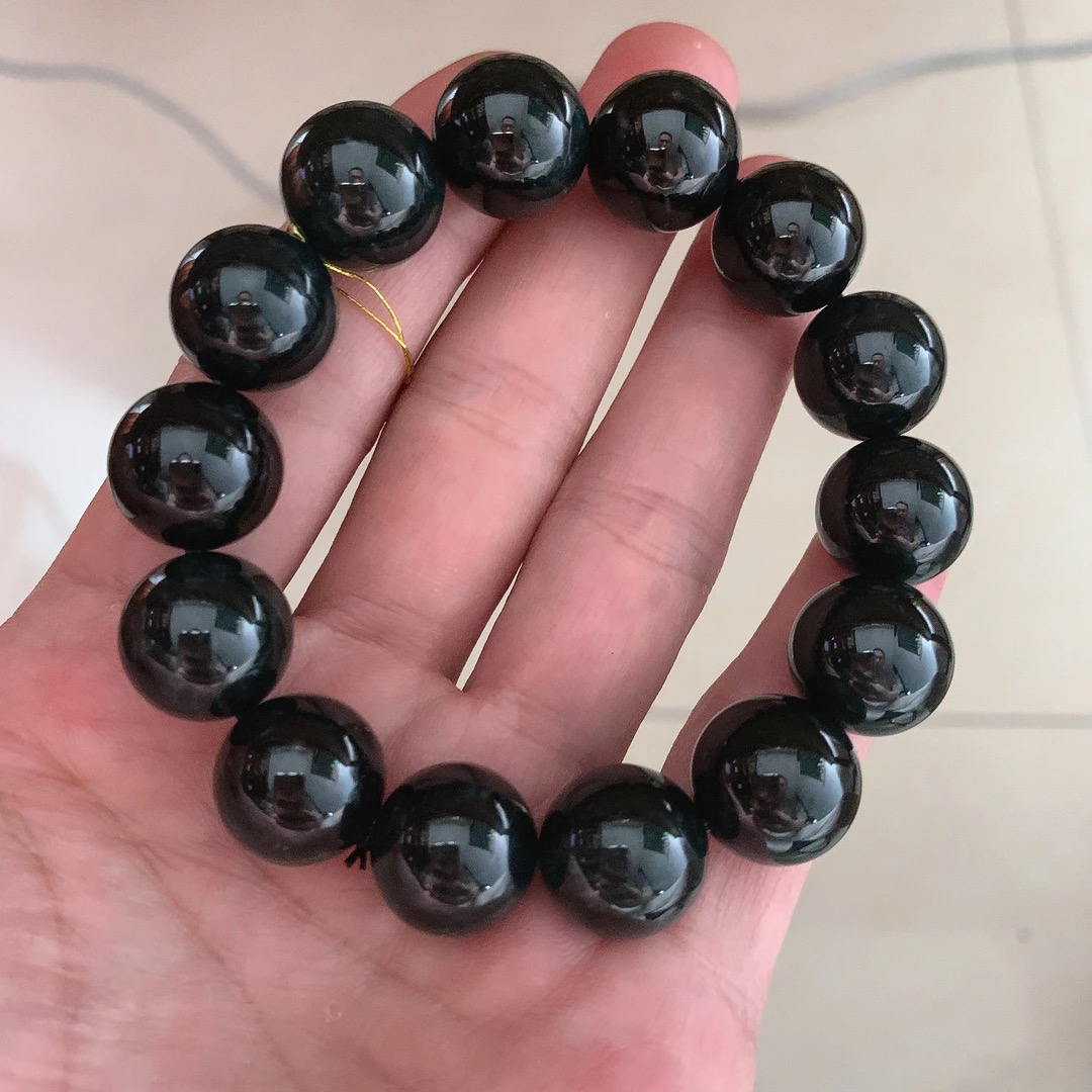 天然缅甸翡翠 卡14.8手串282