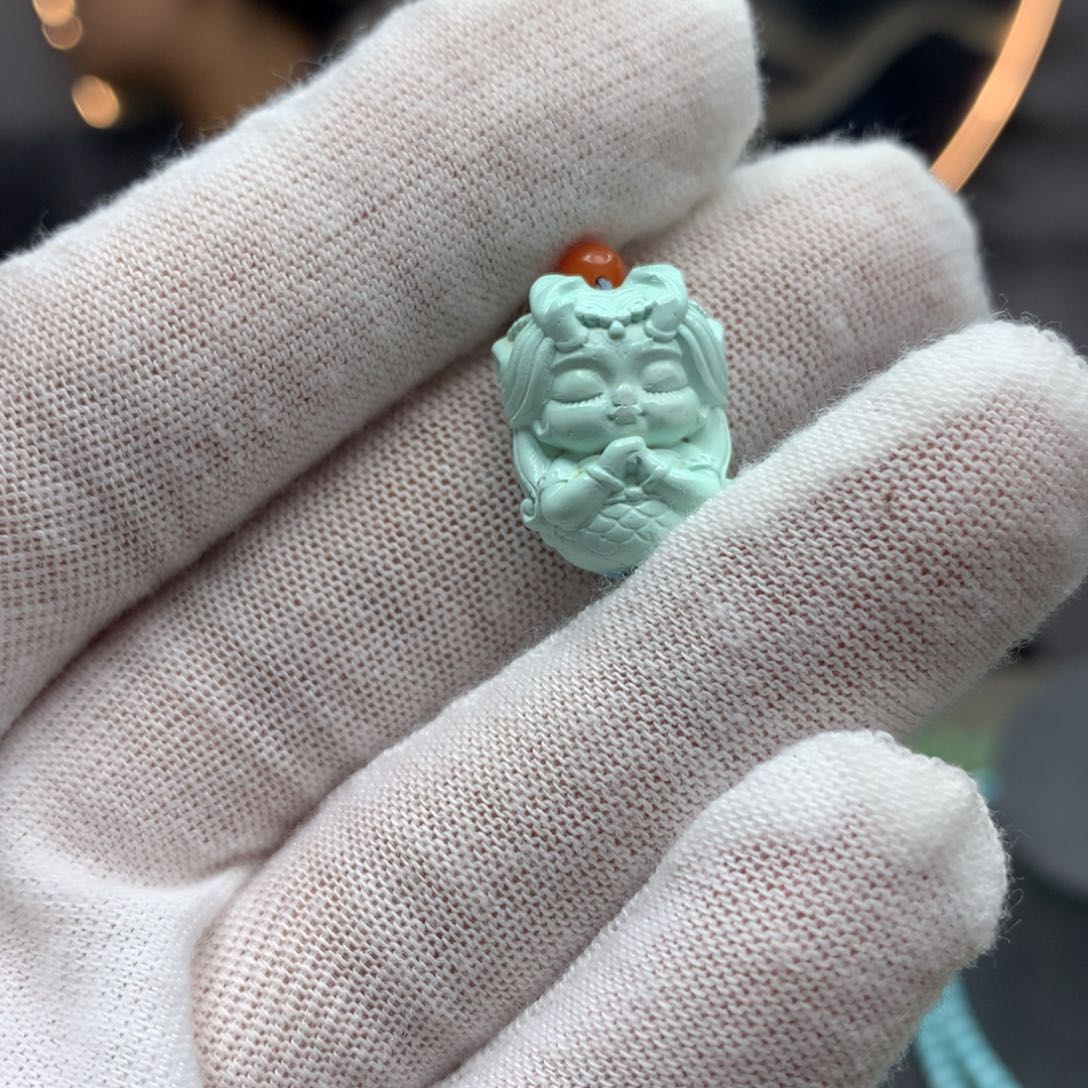 绿松石挂件未镶嵌