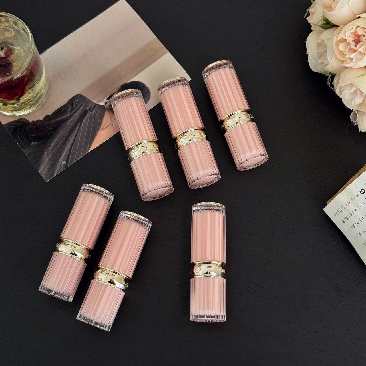 SHOWIDEA意塑意塑小粉管丝绒保湿固体滋润不易掉气质学生唇泥