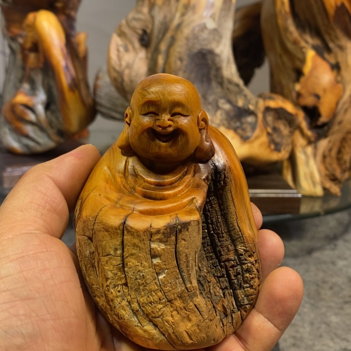 【闪购商品】柏木（崖柏）根雕木雕工艺品摆件家居手把件