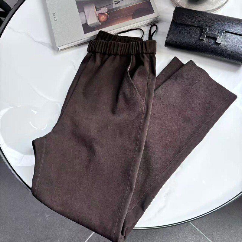 【多多还是多多】显瘦绒面大弹力皮裤KF-K0128-PC