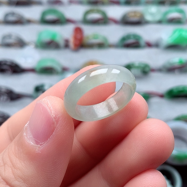 翡翠戒指未镶嵌14-15号
