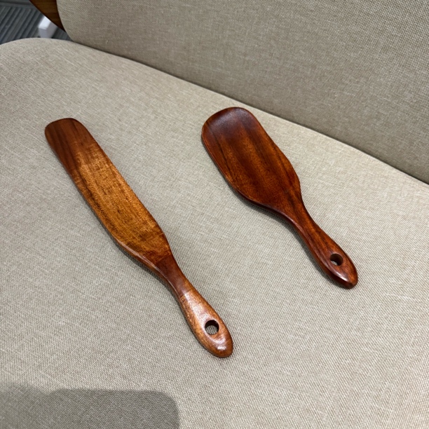 柚木砂锅铲子（两个）
