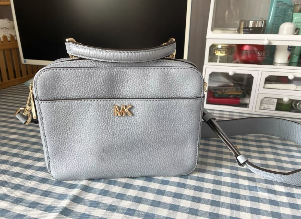 95新 MICHAEL KORS/迈克高仕 盒子相机包 单肩手提斜挎
