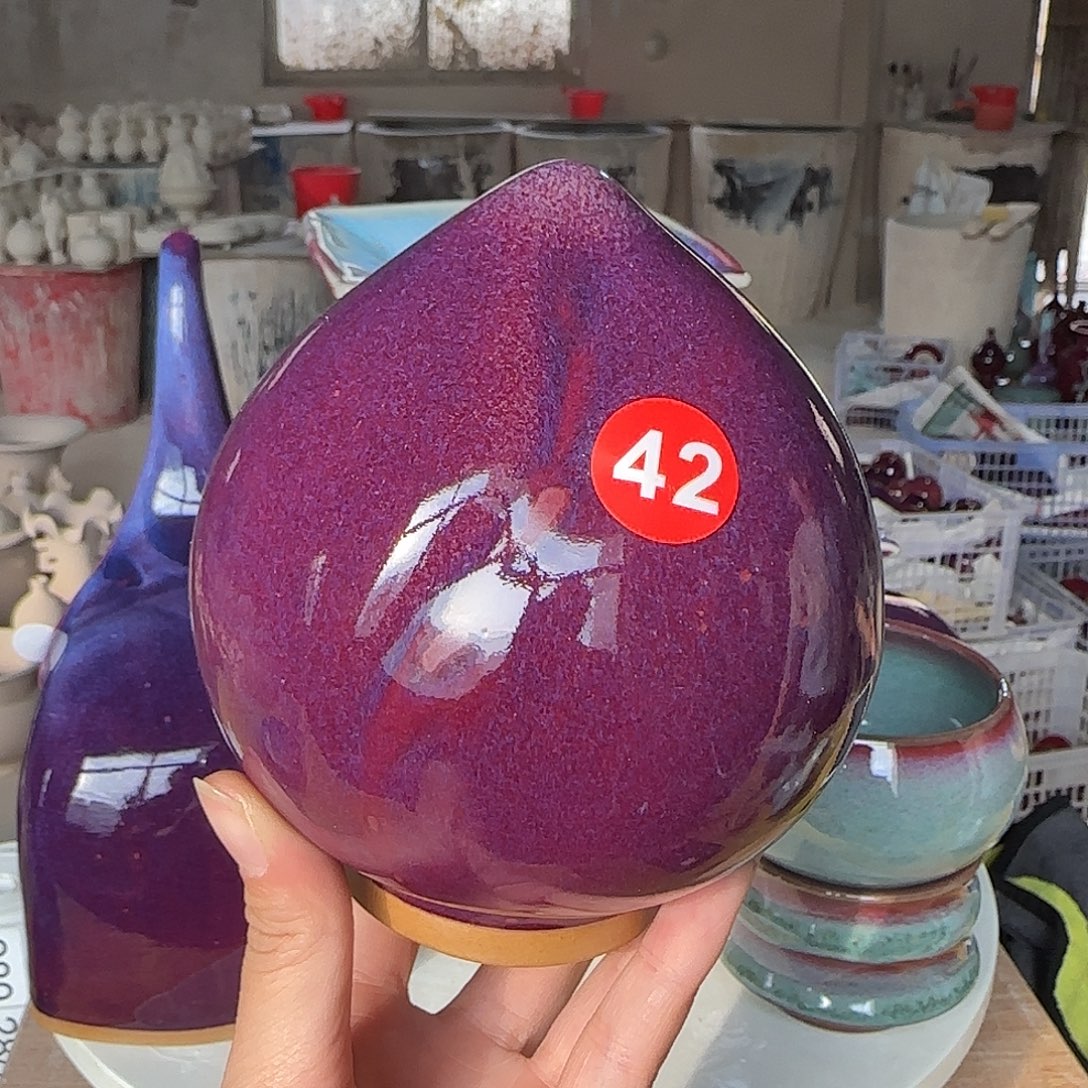 摆件陶郑家钧窑摆件