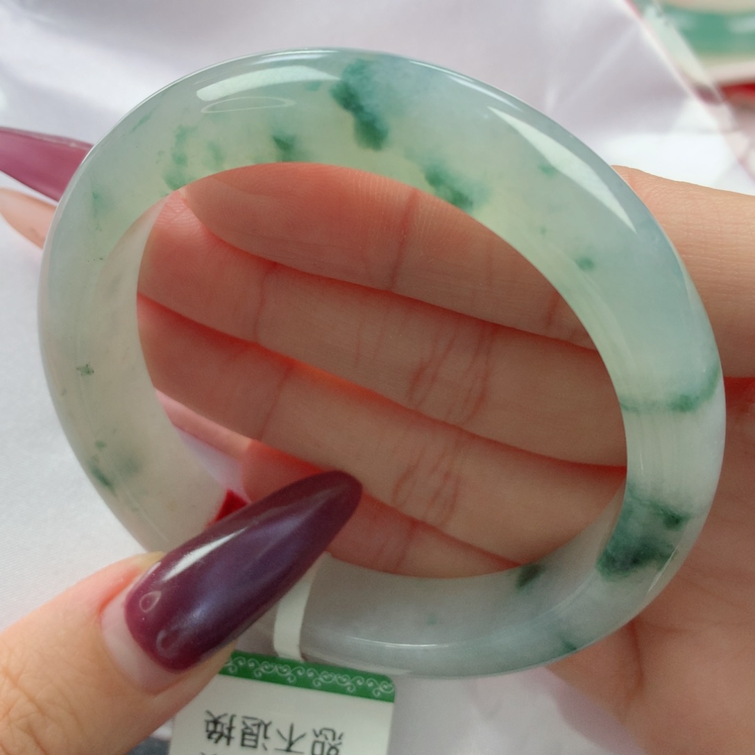 未镶嵌手镯翡翠缅甸天然翡翠A货55
