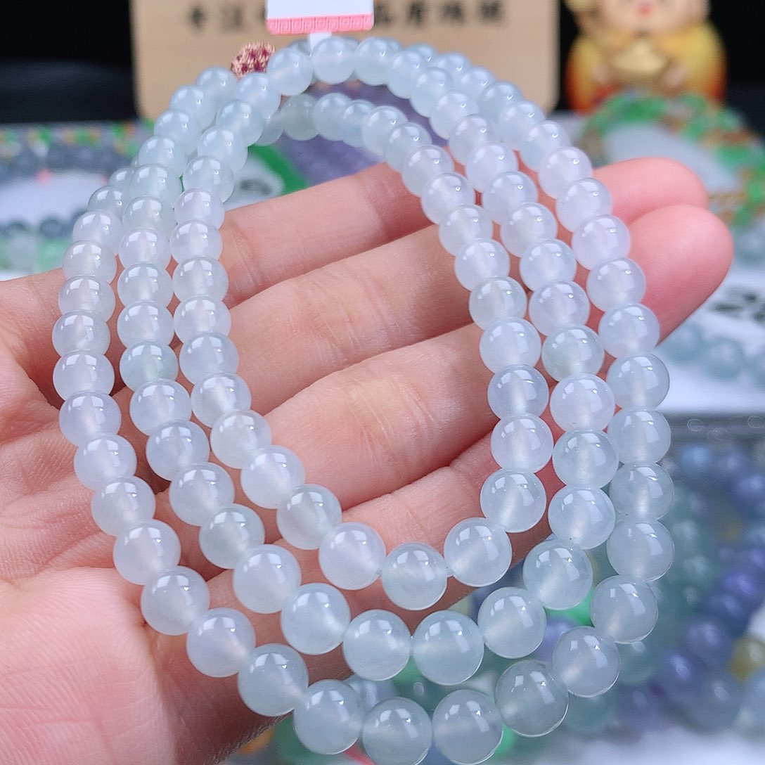翡翠手链未镶嵌卡6.3
