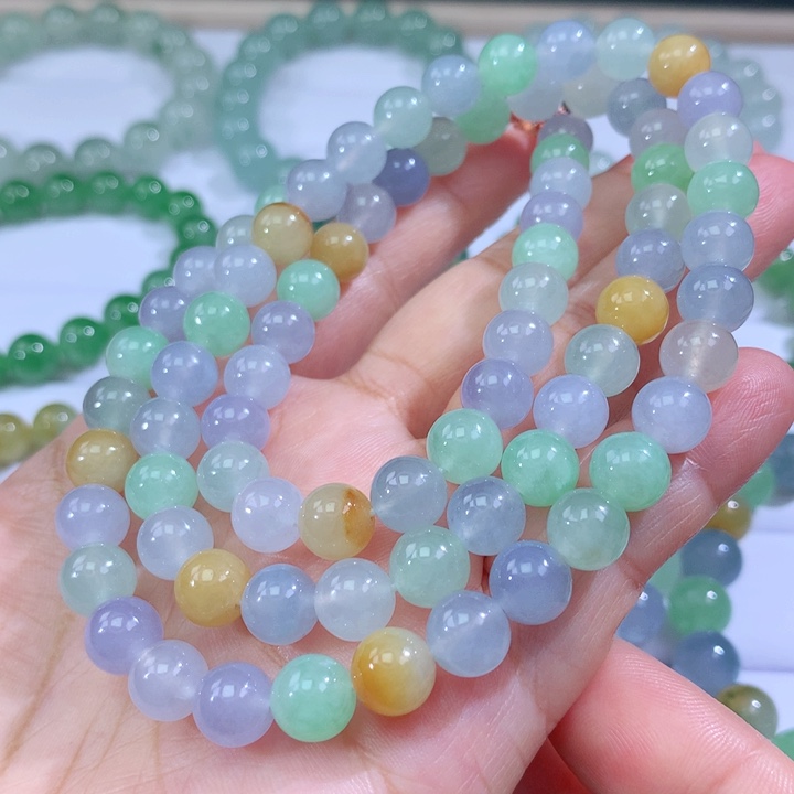 翡翠手链未镶嵌翡翠卡8