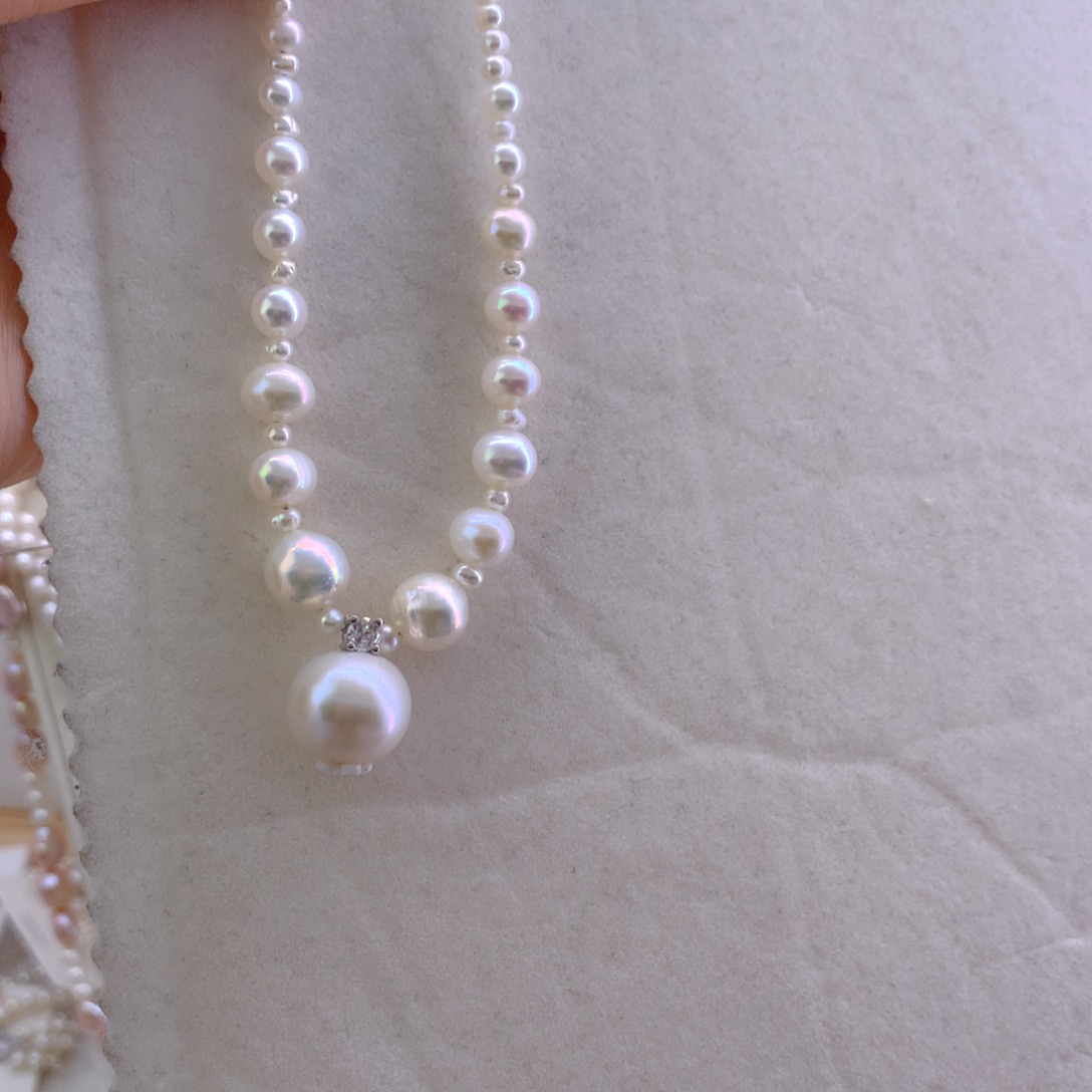 雨***雨项链未镶嵌淡水珍珠