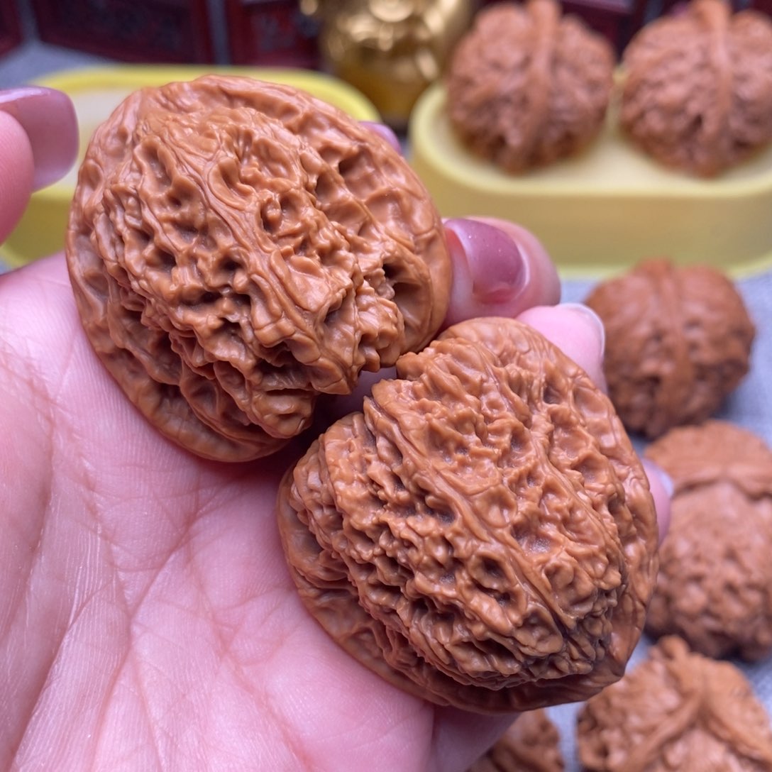 文玩核桃把件毕业逐鹿高炮南疆石41尺全品